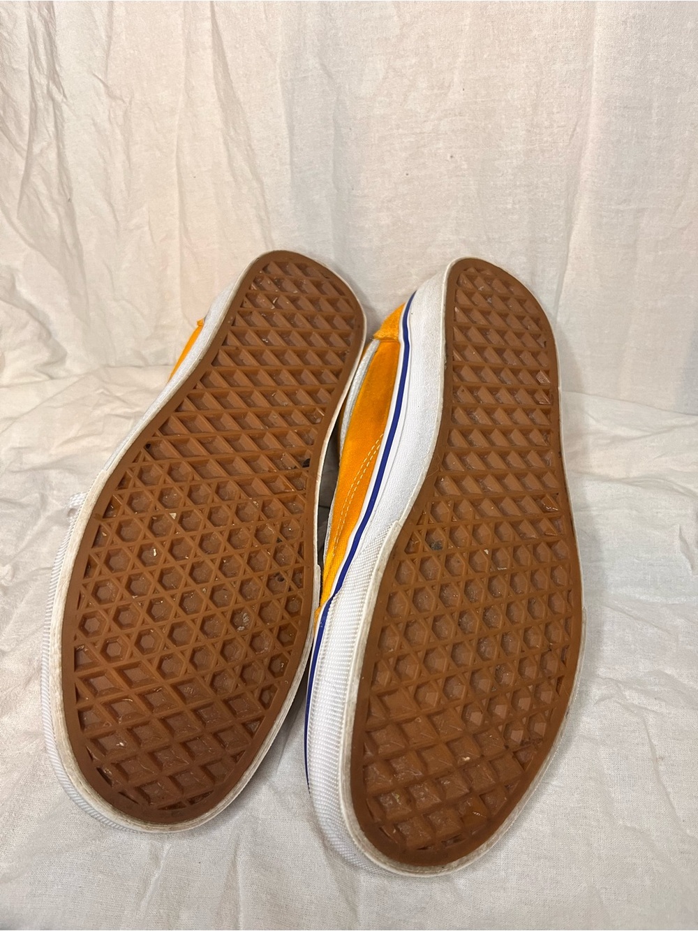 Converse Yellow and White Low Top Athletic Shoes - Picture 5 of 9